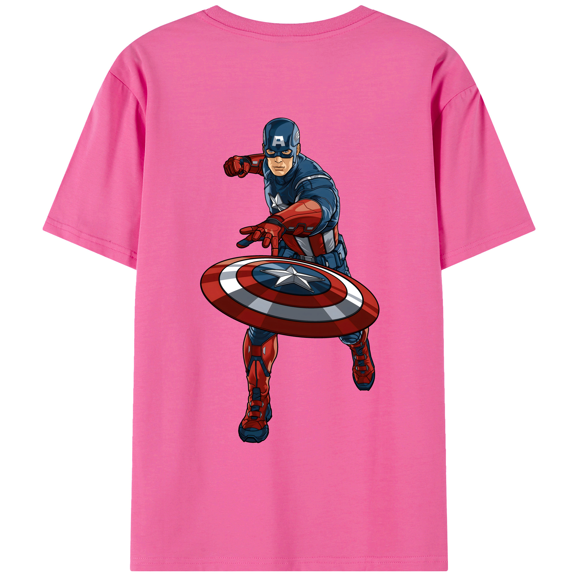 （画像用） アベンジャーズ The Avengers レディース半袖Tシャツ(バックプリント)